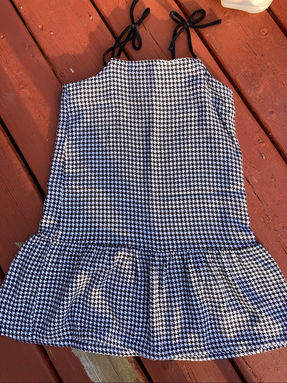 Old Navy Black and White Kids Dress